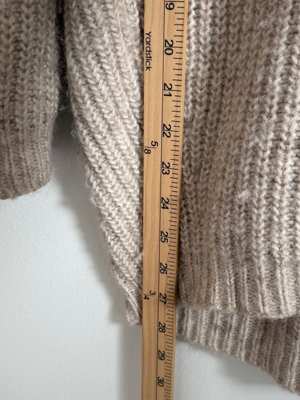 Hatch Maternity Jo Sweater Sz 0 Beige Cotton Alpaca - Picture 10 of 10